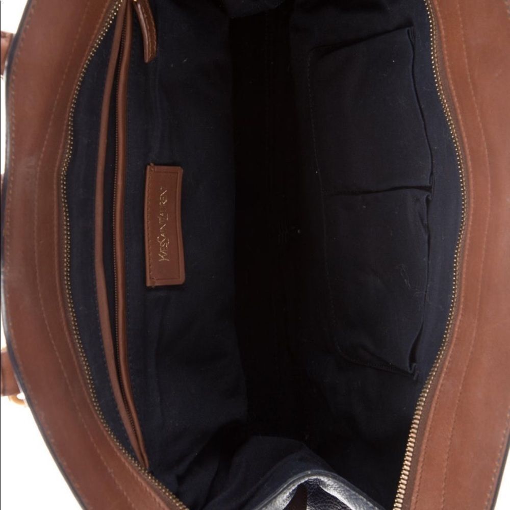 Ysl Color Block Cabas Chyc Handbag - image 5